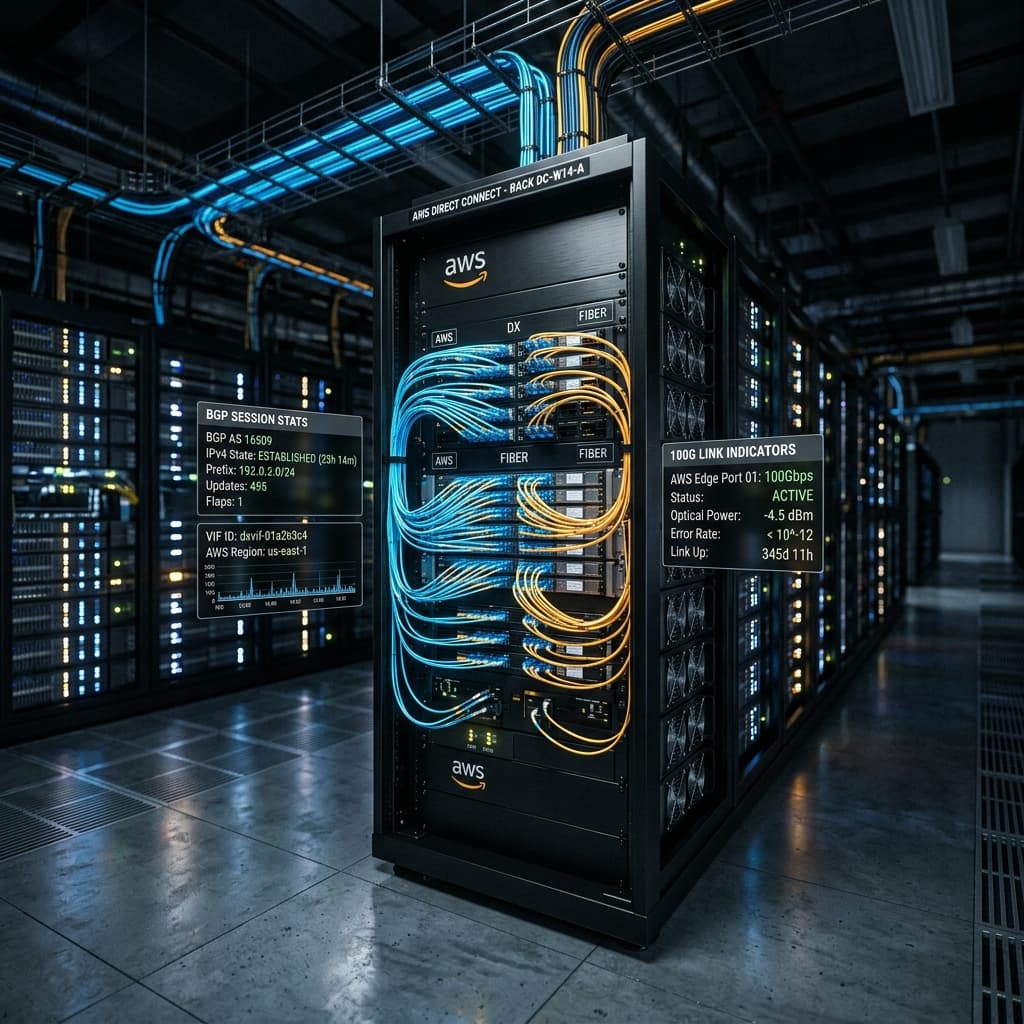 AWS Direct Connect Hardware Visualization
