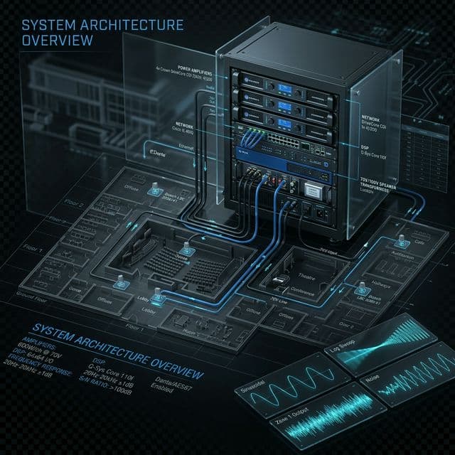 70V/100V Audio Distribution Architecture