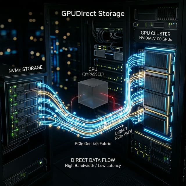 GPUDirect Storage Data Path Visualization and Bounce Buffer Mapping
