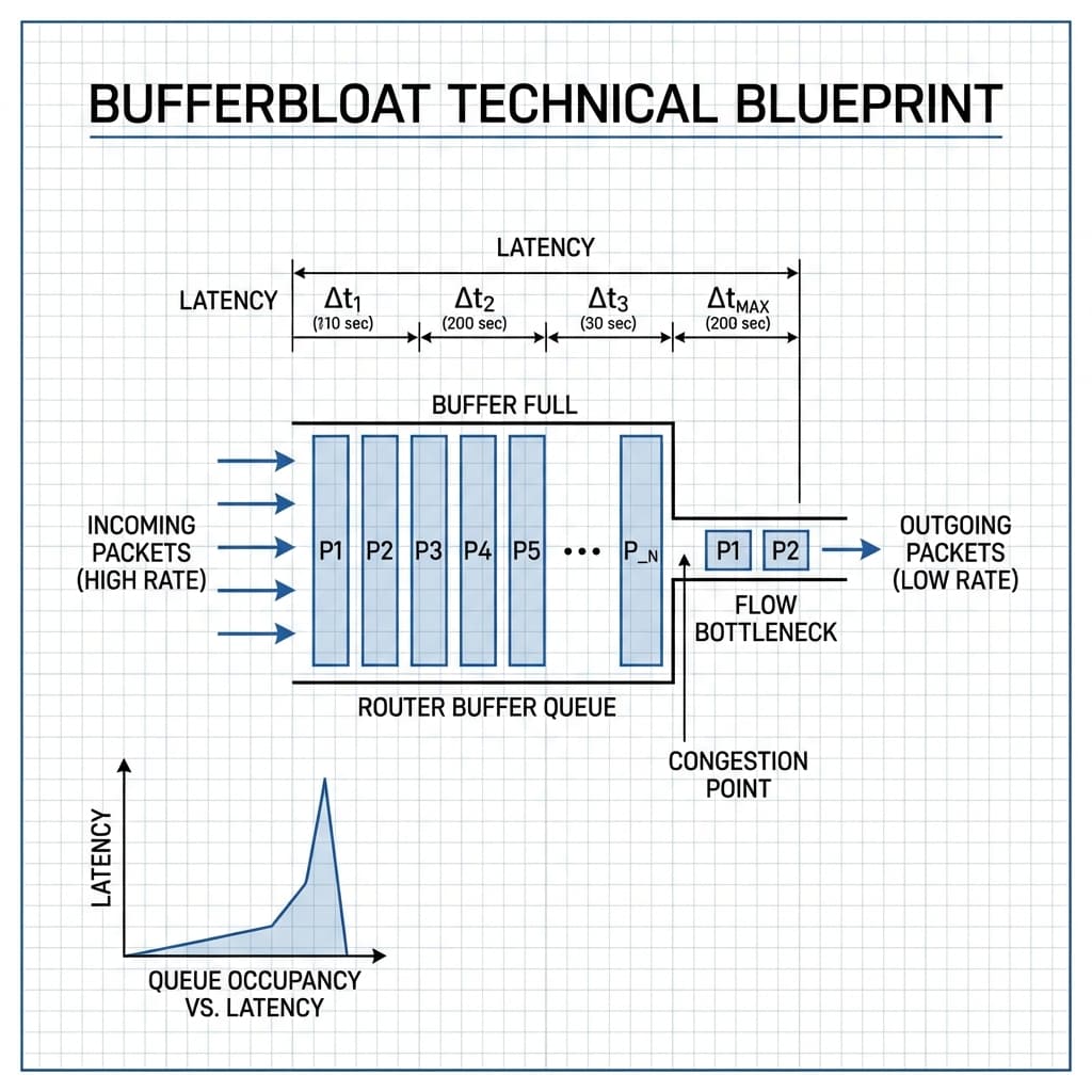 Bufferbloat Technical Blueprint