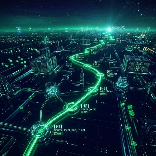 Mapping the Internet: Visual Traceroute