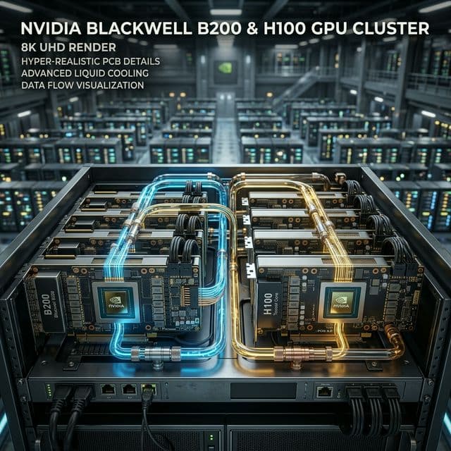 GPU Performance Benchmarking: H100 vs. B200 vs. Blackwell Engineering