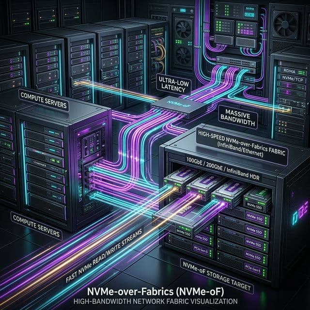 NVMe-over-Fabrics High Bandwidth Storage Visualization